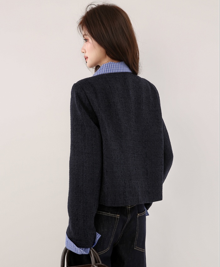 Denim spring coat temperament tender tops