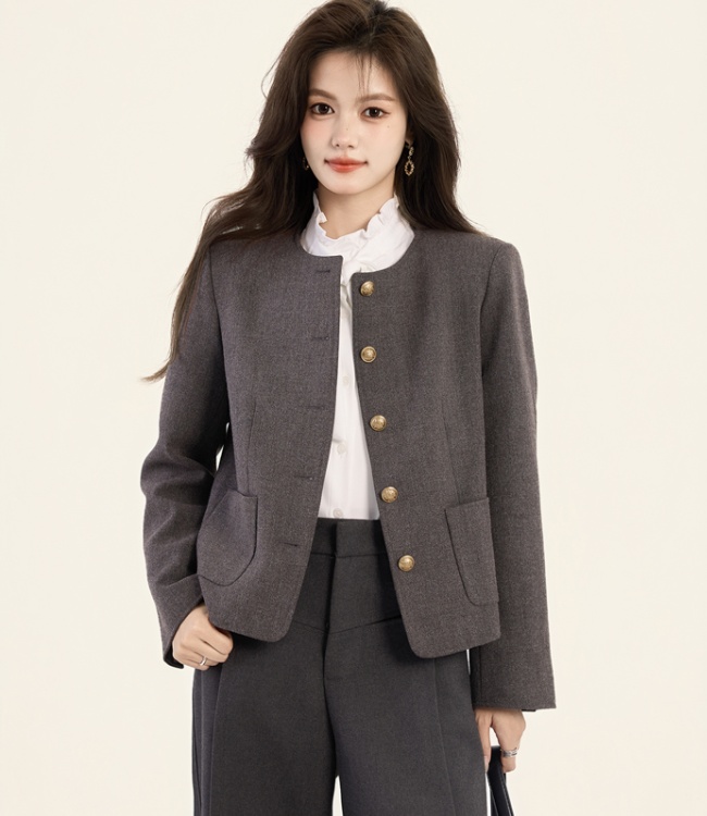 Profession retro business suit temperament ladies tops