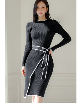 Package hip slim dress Korean style T-back for women
