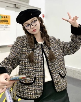 Tender spring temperament coat short slim jacket for women