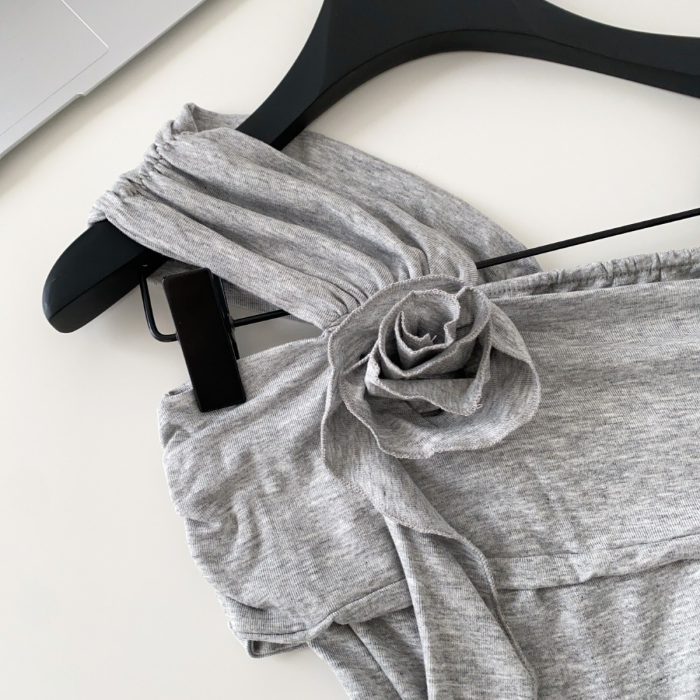 Slim fashion tops show young elasticity vest for women