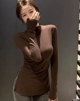 Split T-shirt bottoming shirt for women