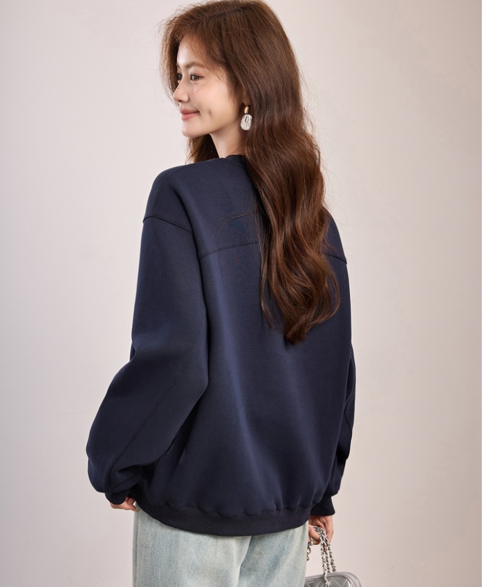 Round neck loose fashion hoodie not heart spring hat