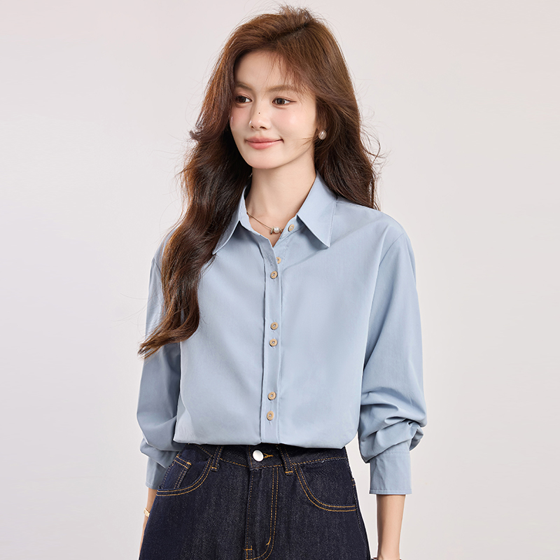France style temperament tops commuting shirt for women
