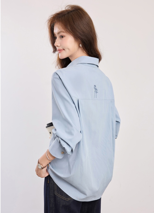 France style temperament tops commuting shirt for women