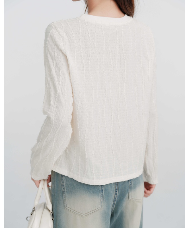 Casual loose tops round neck T-shirt for women