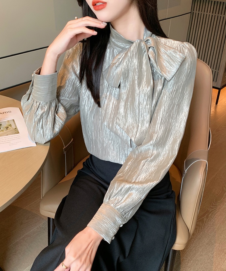 Spring shirt all-match bottoming shirt for women