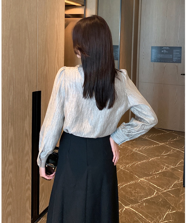 Spring shirt all-match bottoming shirt for women