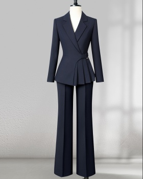 Temperament pinched waist business suit a set