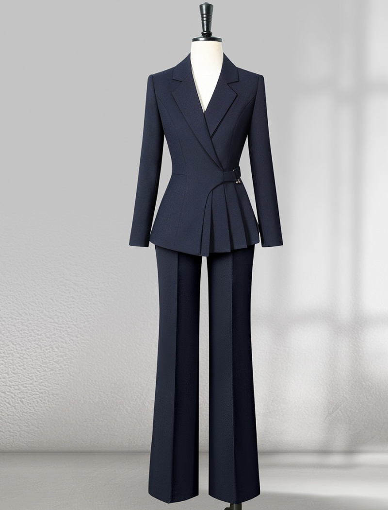 Temperament pinched waist business suit a set