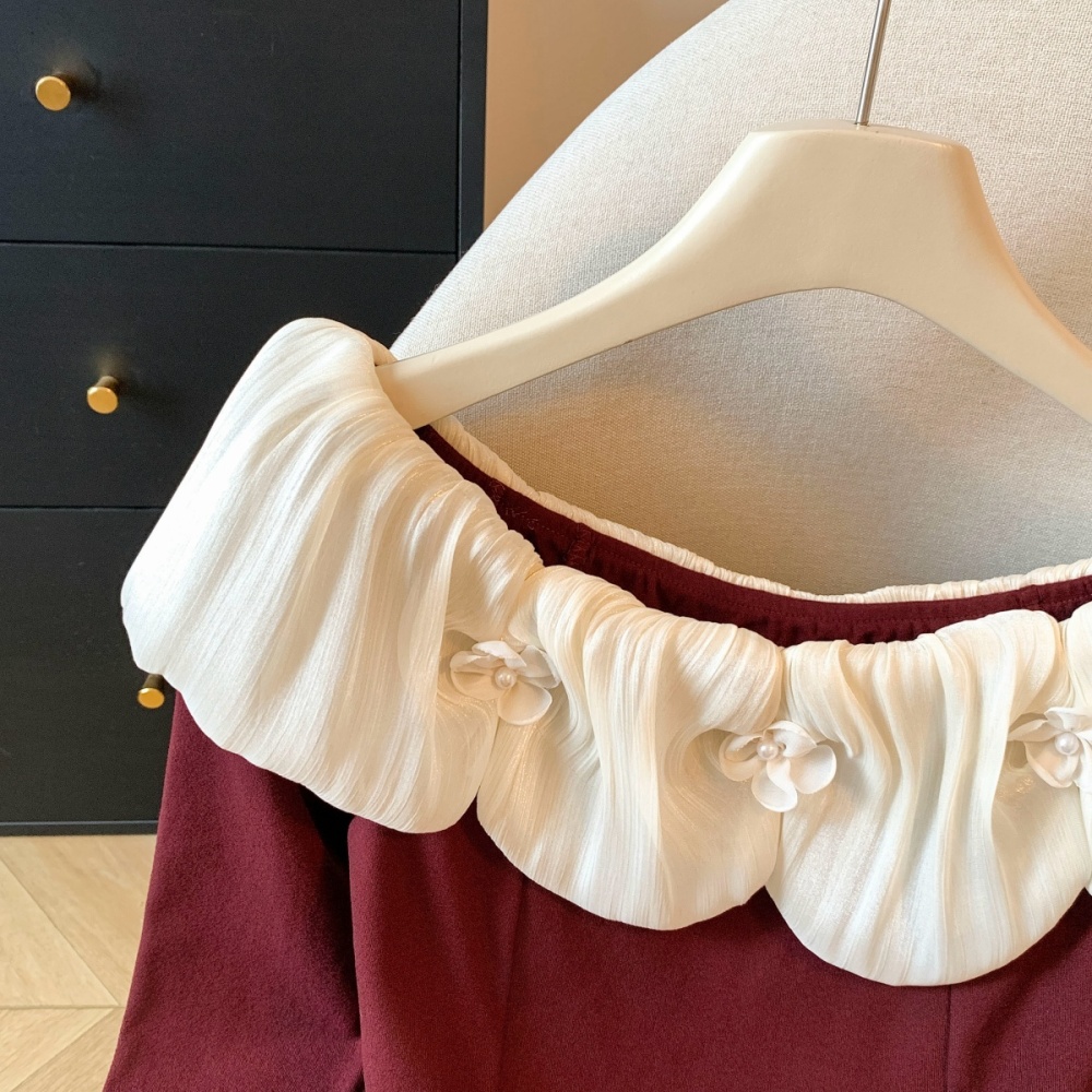 Stereoscopic tops autumn and winter bottoming shirt