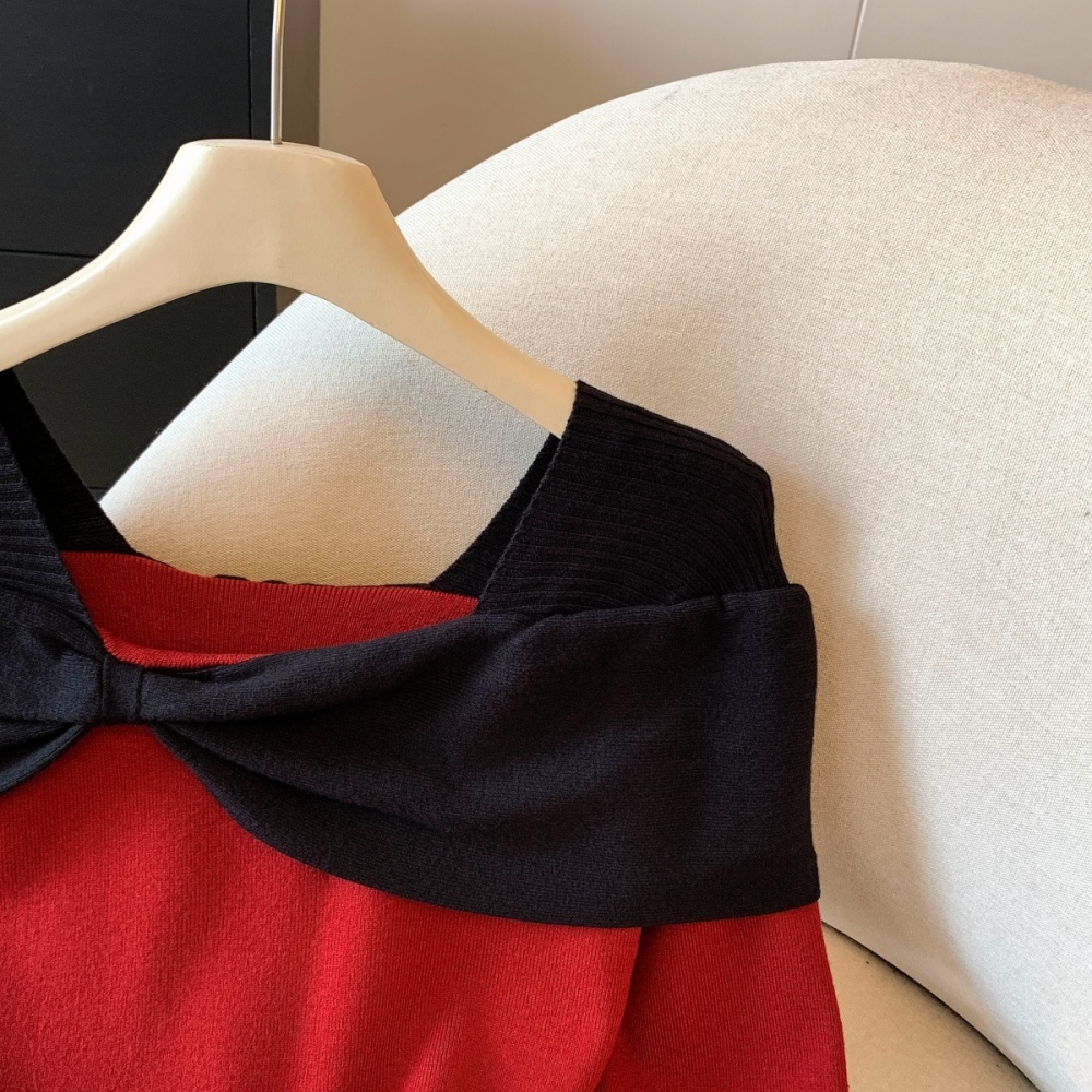 Slim autumn and winter tops France style small shirt