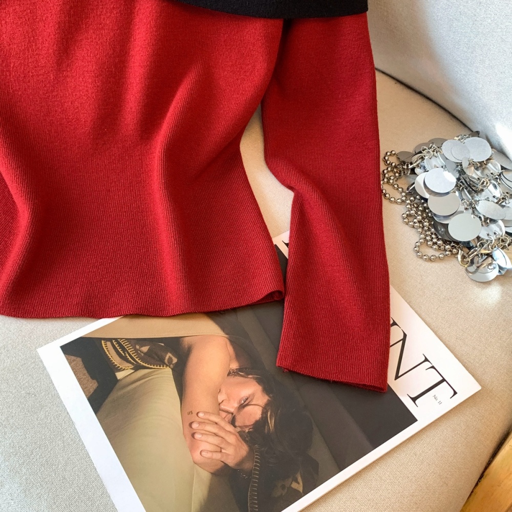 Slim autumn and winter tops France style small shirt