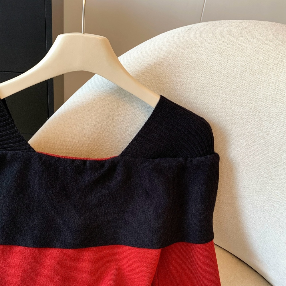 Slim autumn and winter tops France style small shirt