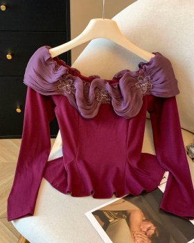 Autumn and winter T-shirt enticement tops for women