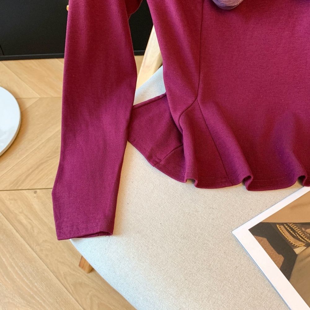 Autumn and winter T-shirt enticement tops for women