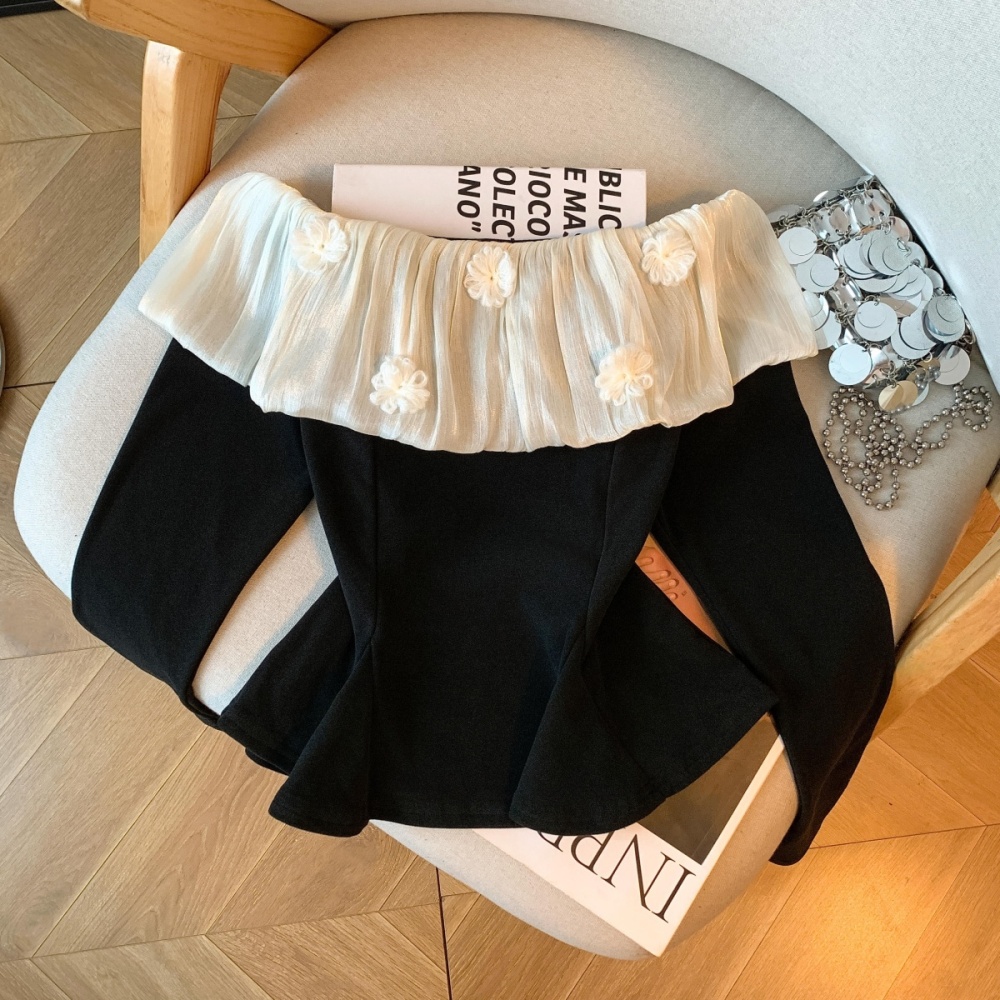 Enticement bottoming shirt long sleeve T-shirt for women