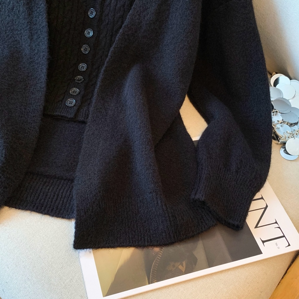 Long sleeve knitted coat twist white vest a set for women