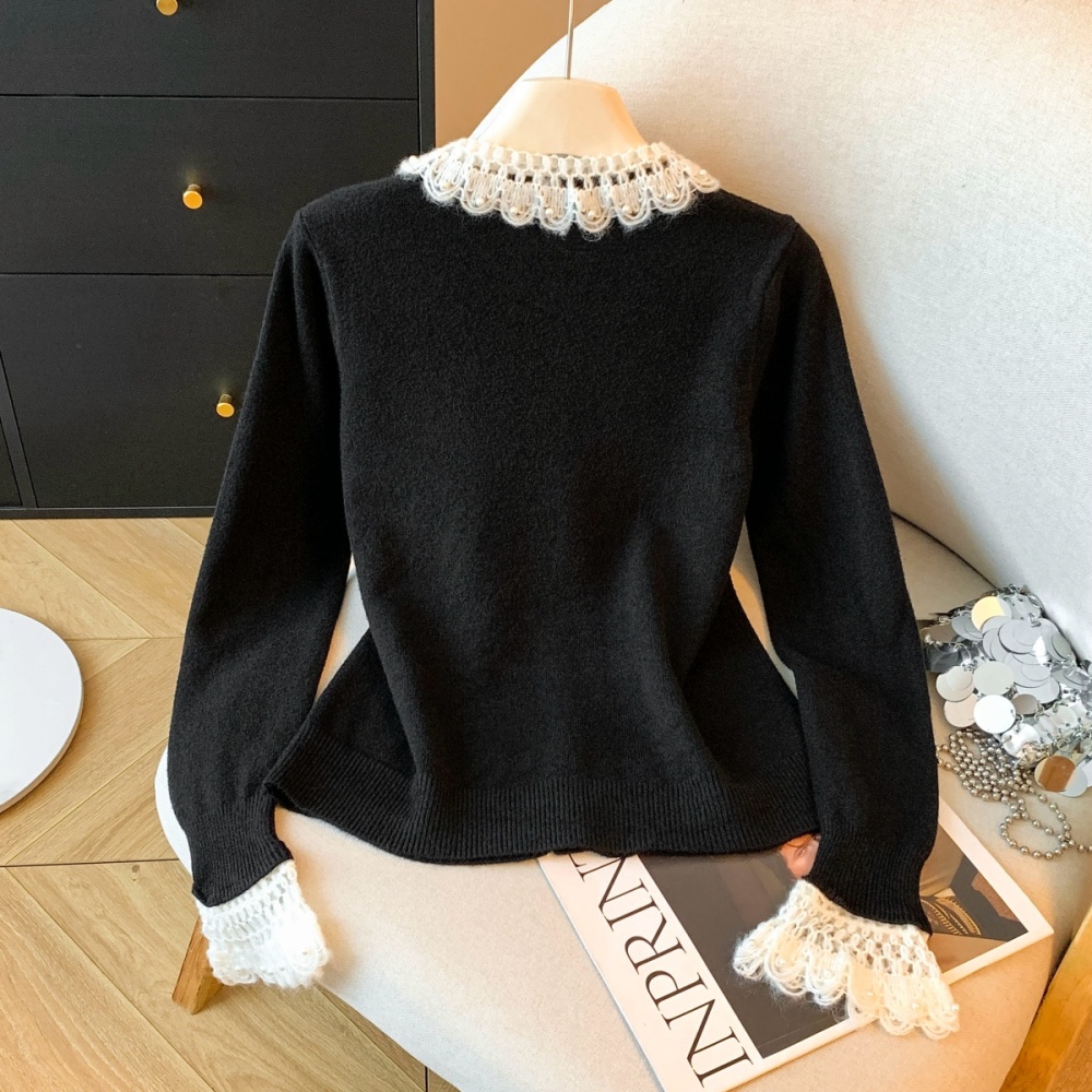 Autumn and winter sweater knitted tops for women