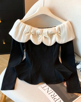 Long sleeve bottoming shirt T-shirt for women