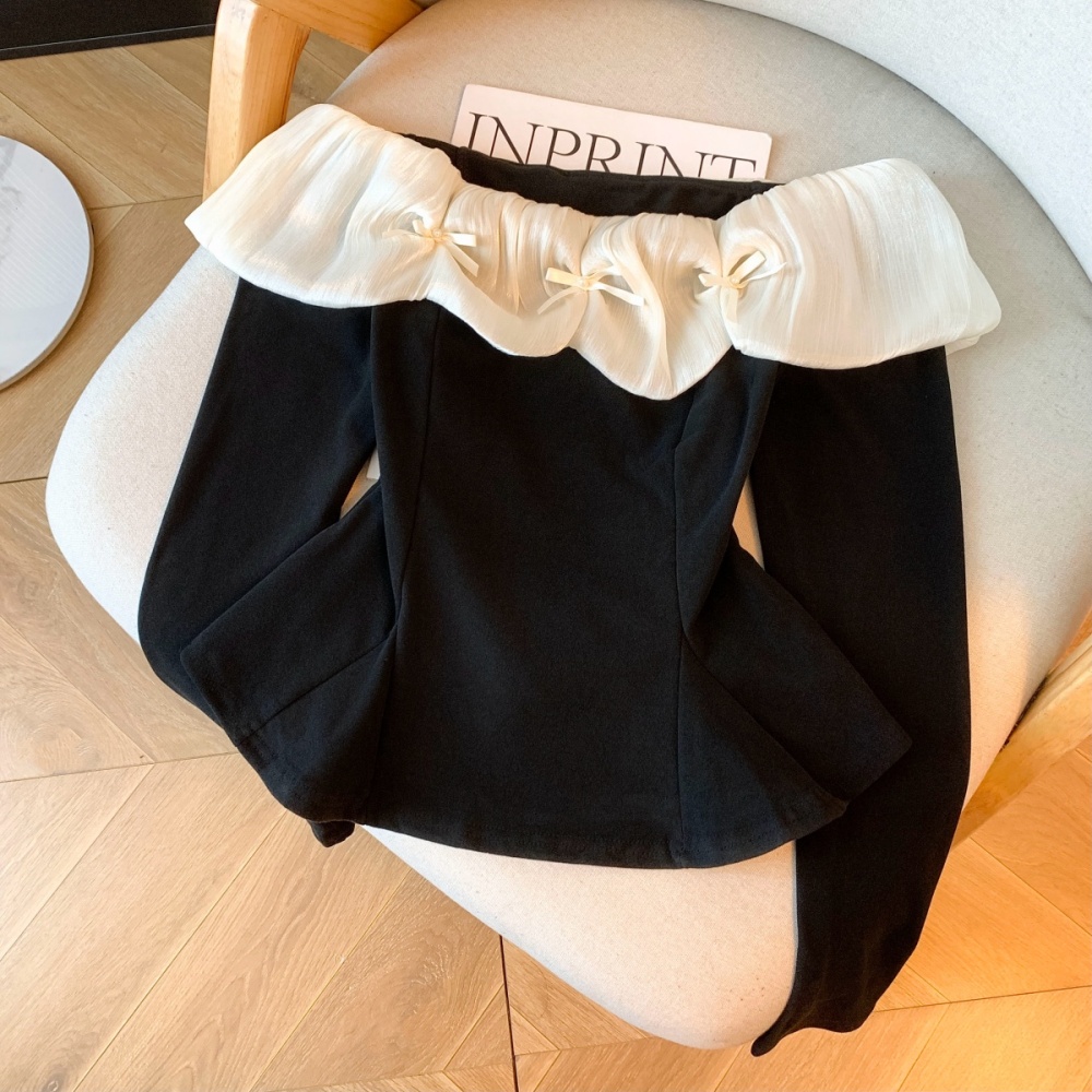 Long sleeve bottoming shirt T-shirt for women