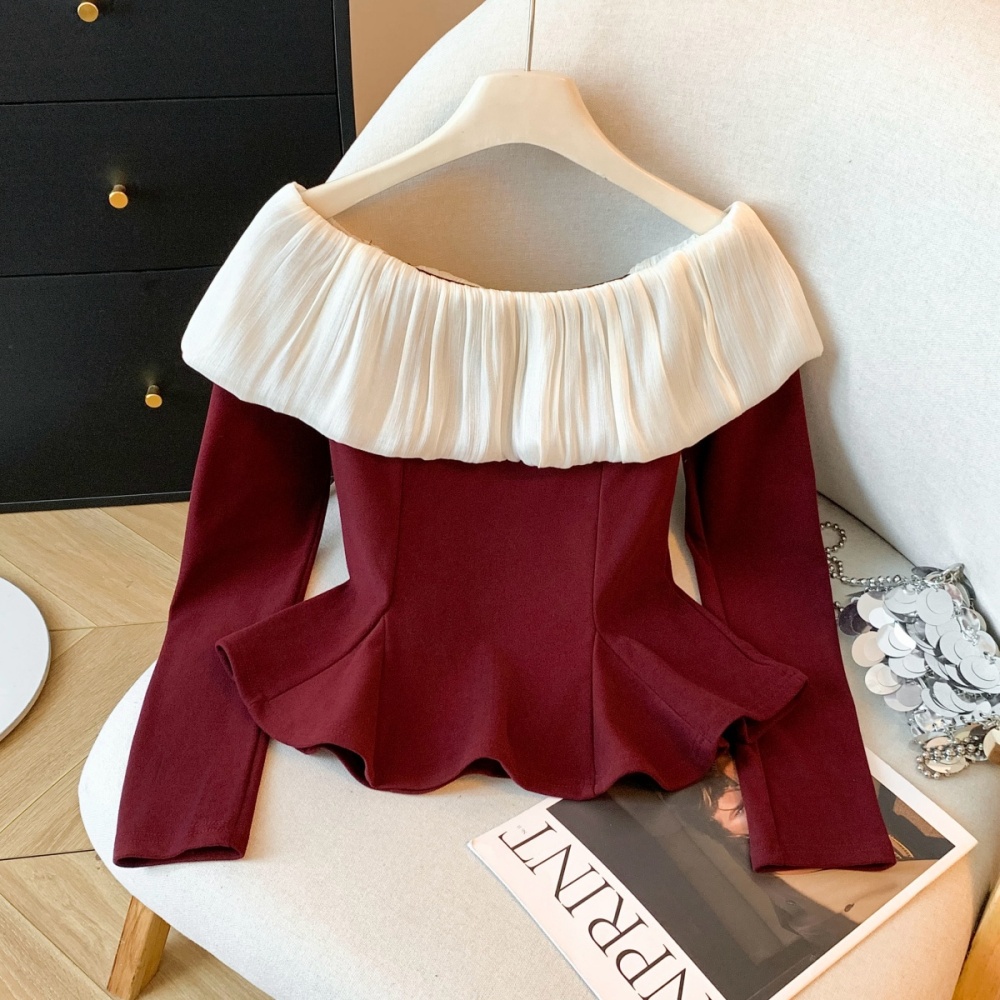 Long sleeve bottoming shirt T-shirt for women