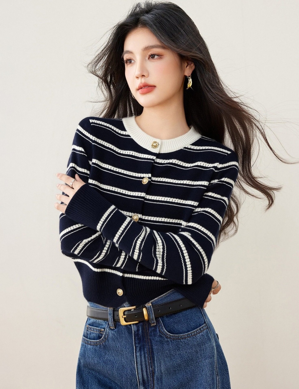 Tender tops autumn and winter cardigan for women