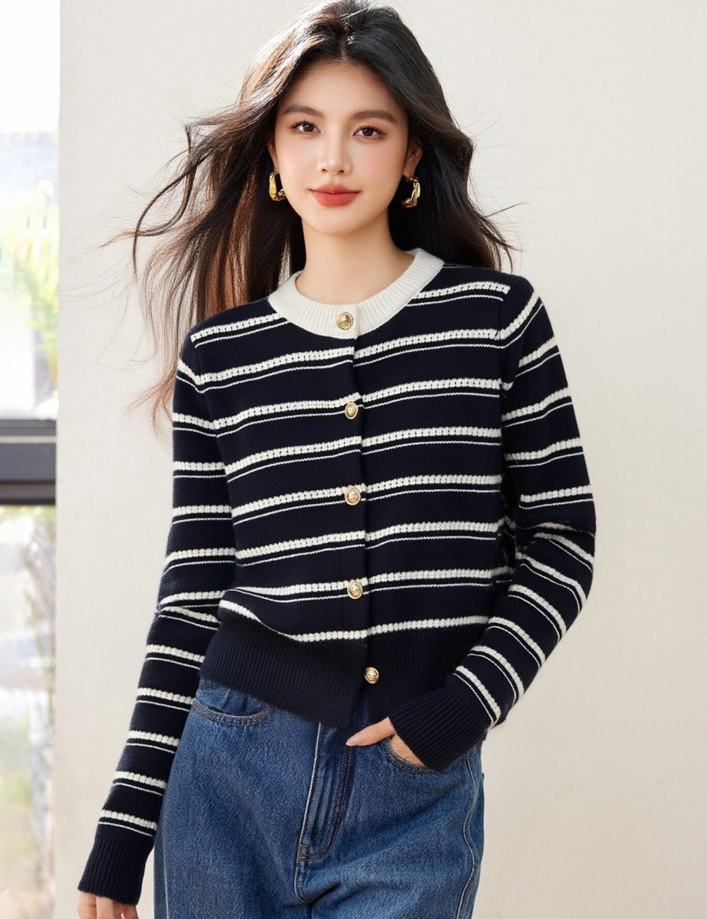 Tender tops autumn and winter cardigan for women
