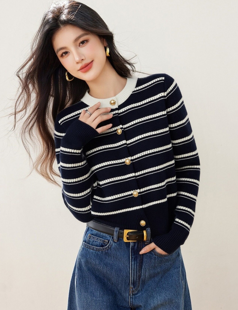 Tender tops autumn and winter cardigan for women