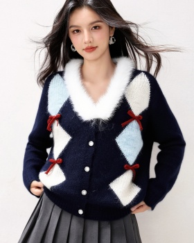 Spring slim sweater autumn and winter tops for women