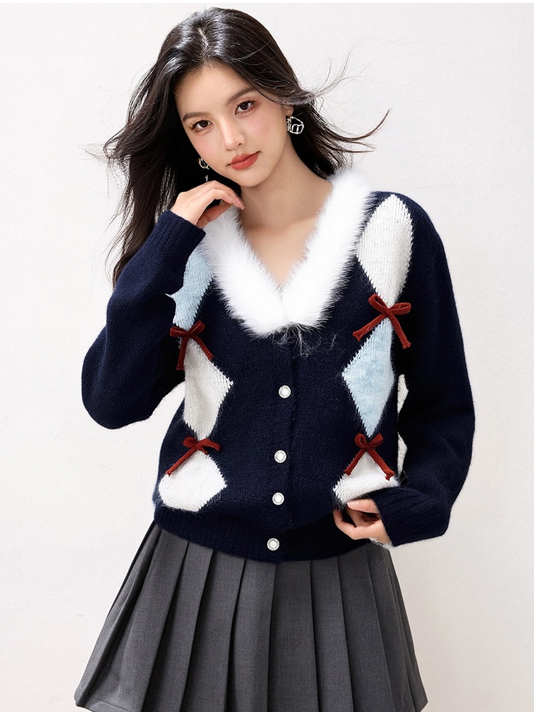 Spring slim sweater autumn and winter tops for women