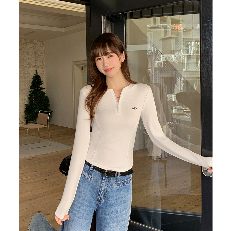 Inside the ride T-shirt bottoming shirt for women