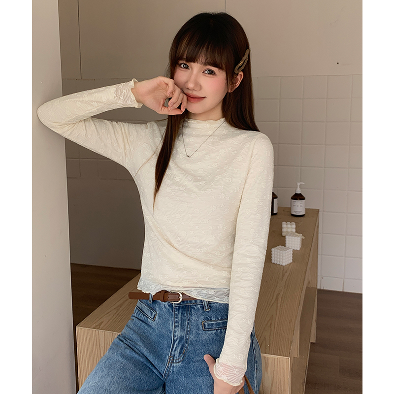 Sueding T-shirt inside the ride bottoming shirt