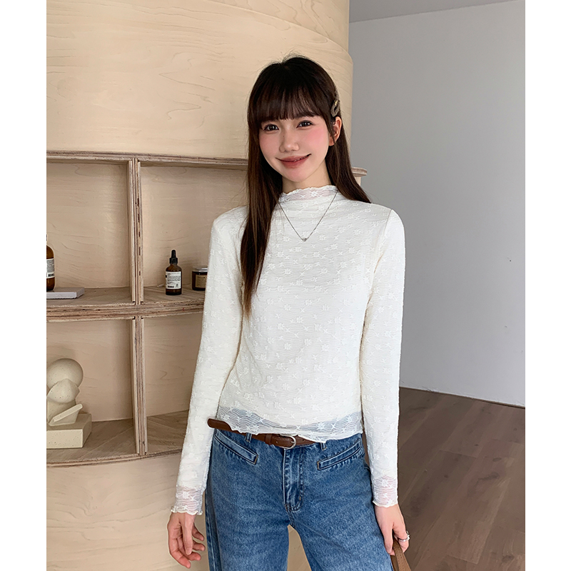 Sueding T-shirt inside the ride bottoming shirt