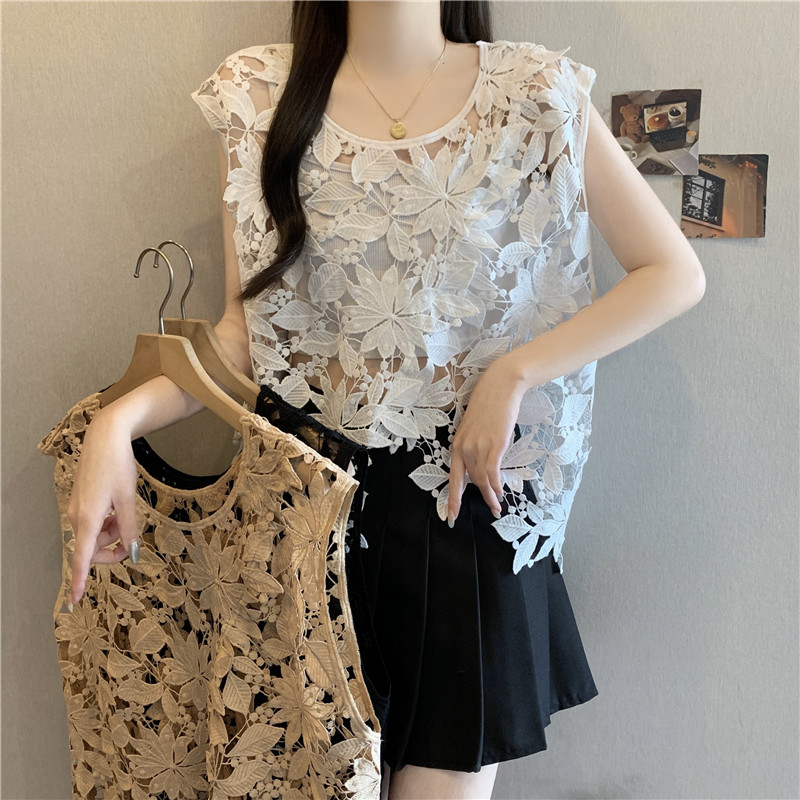 Large yard wears outside waistcoat irregular smock