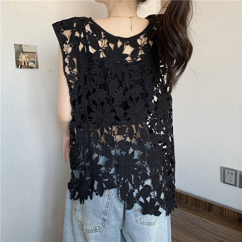 Large yard wears outside waistcoat irregular smock