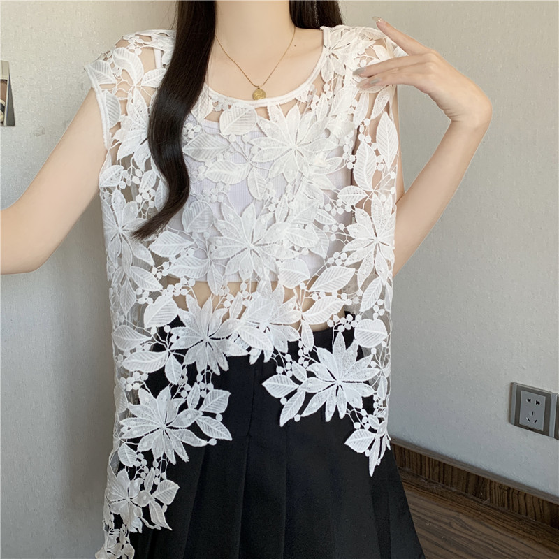 Large yard wears outside waistcoat irregular smock