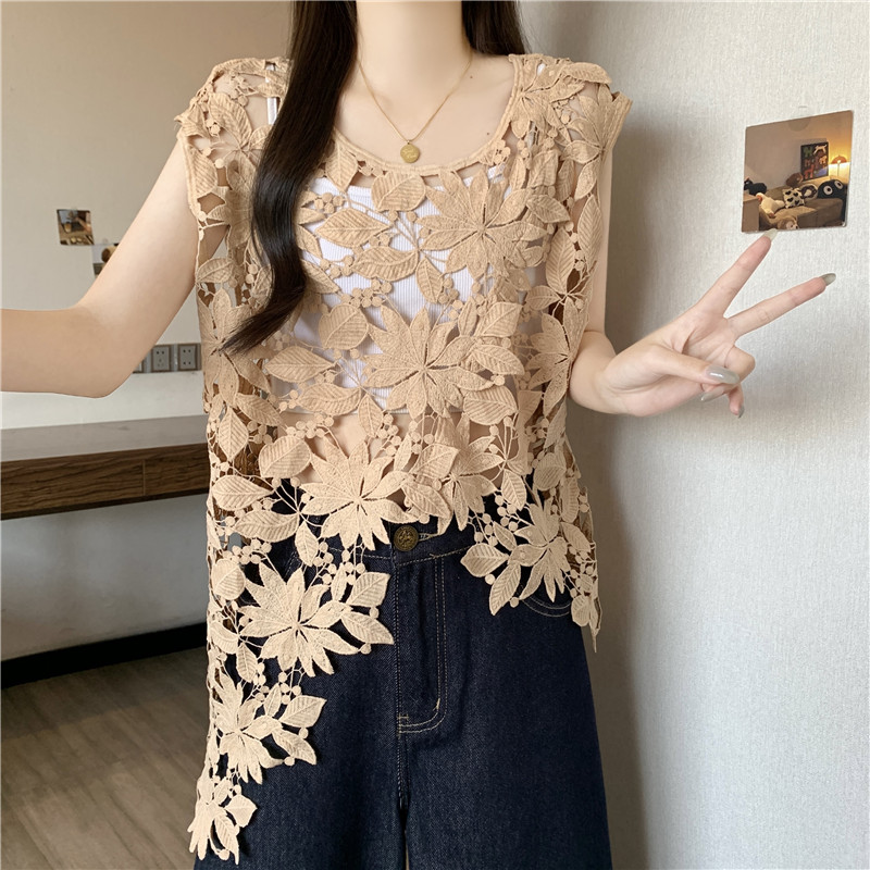 Large yard wears outside waistcoat irregular smock