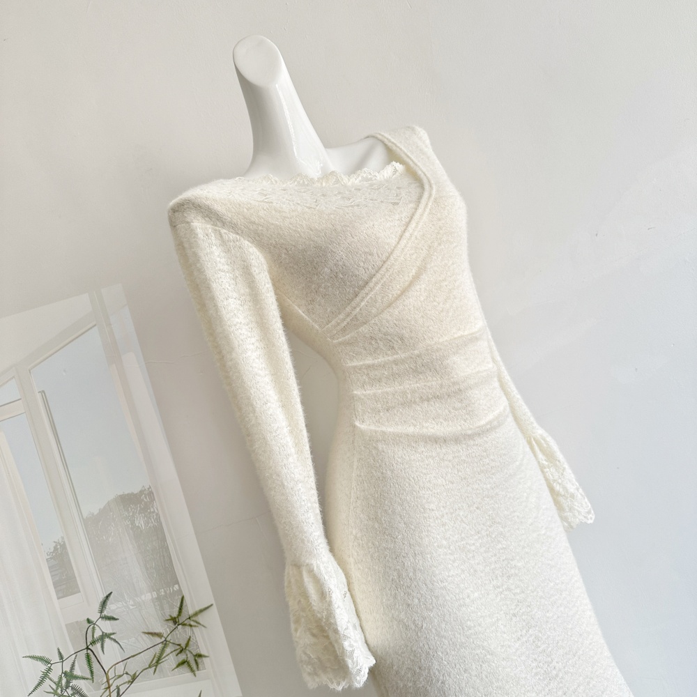 Temperament lace elegant Chinese style dress