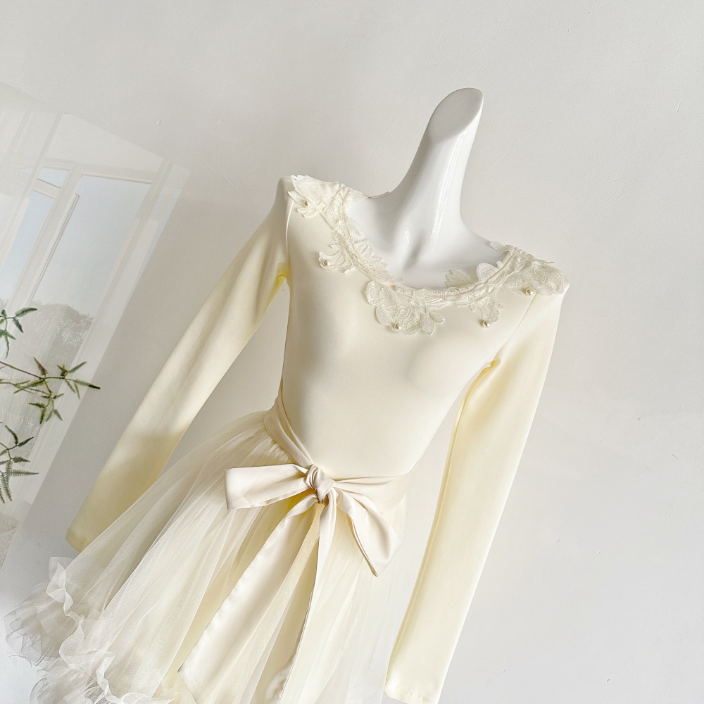 Frenum lace short dress