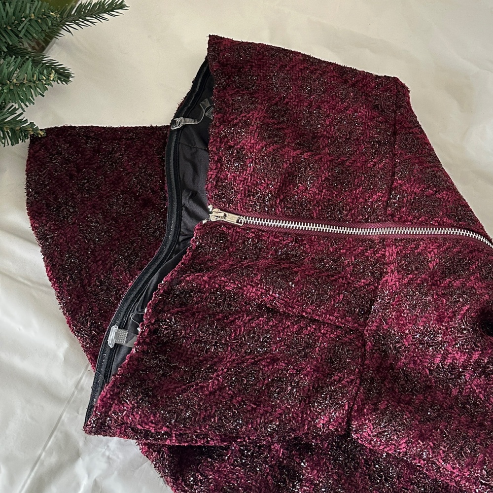 Chanelstyle weave small skirt sling sexy tops