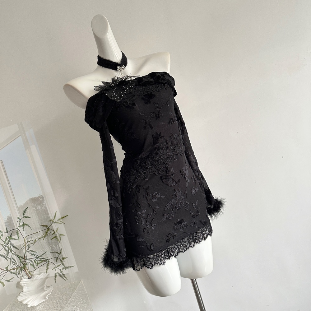 Slim fashion enticement temperament dress