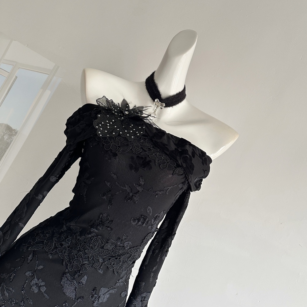 Slim fashion enticement temperament dress