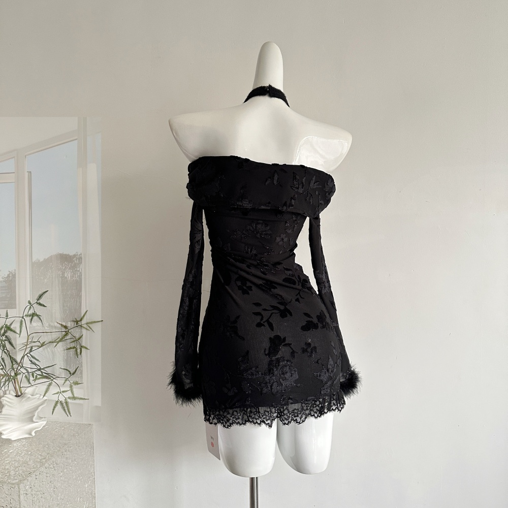 Slim fashion enticement temperament dress