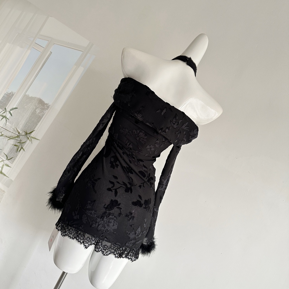 Slim fashion enticement temperament dress