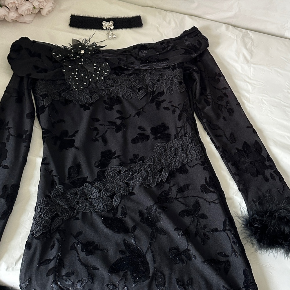 Slim fashion enticement temperament dress