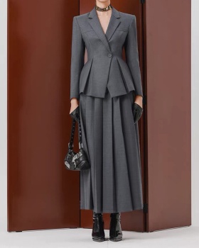 Fashion pure business suit temperament coat a set for women