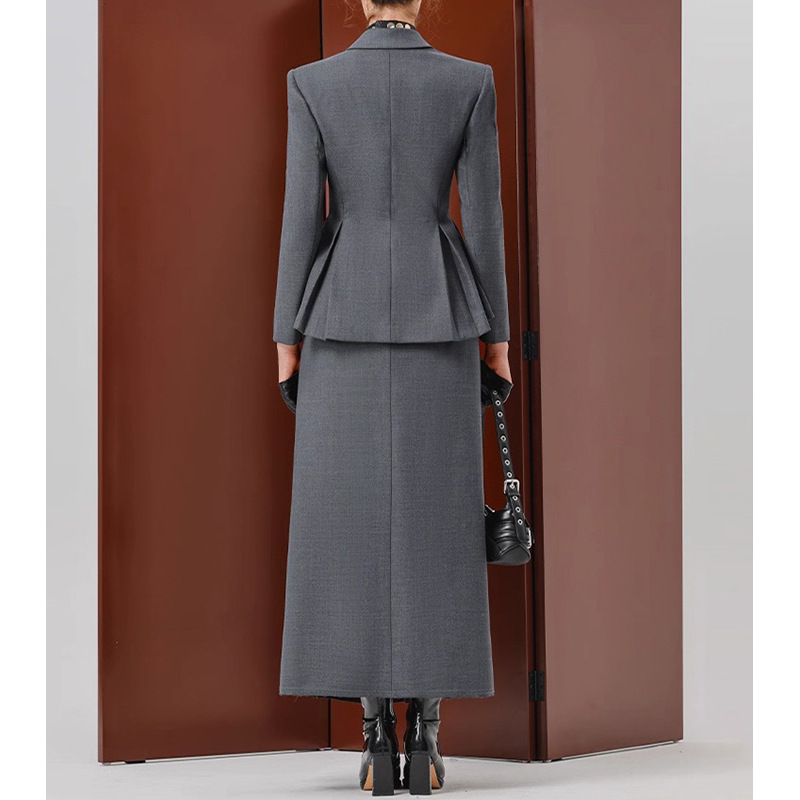 Fashion pure business suit temperament coat a set for women