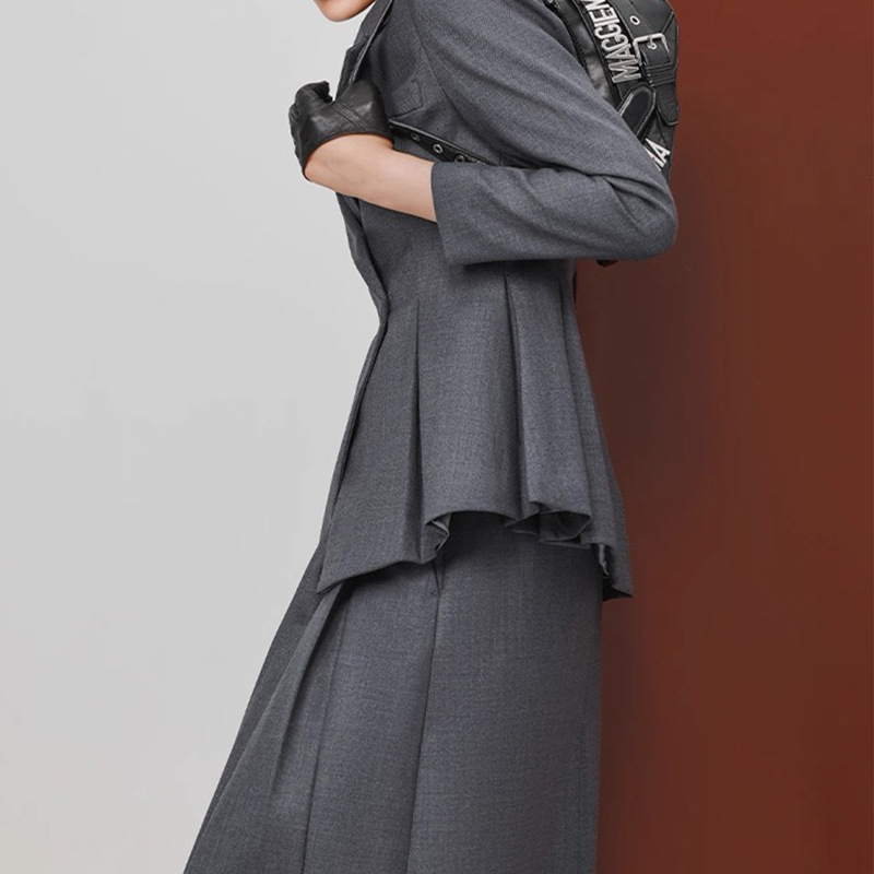 Fashion pure business suit temperament coat a set for women