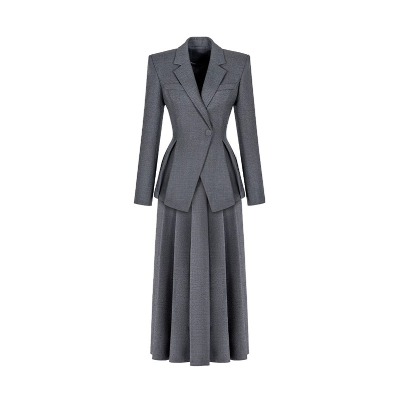 Fashion pure business suit temperament coat a set for women